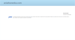 Desktop Screenshot of anialisewska.com